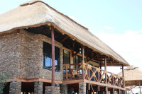 Exterior of the lodge