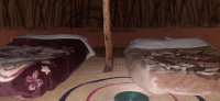 Sleeping in Traditional Huts