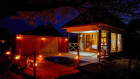 Exclusive Private Villas at Furaha Luxury Lodge  At Furaha Luxury Lodge, every villa is a sanctuary of privacy, luxury, and authentic bush charm. Each room is thoughtfully designed to offer an immersive African experience while ensuring ultimate comfort:  Private Deck & Terrace: Relax and soak in panoramic views of the savannah from your own exclusive outdoor space.  Private Bush Bucket Shower: Fe