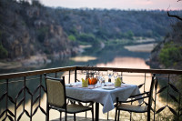 Lunch-time view from Chilo Gorge Safari Lodge