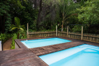 Deck swimming pool