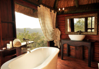 Safari Room en suite bathroom at Mbali Mbali Soroi Serengeti Lodge 