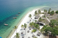 Aerial photo of our beach