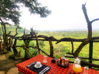 Breakfast with amazing views