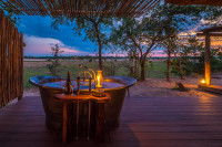 Bathing under the stars at Zungulila