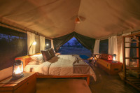 Tent interior - evenings