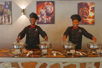 Chefs ready to serve