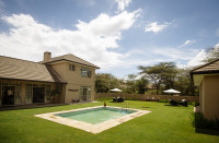 The courtyard at the centre of the property