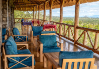Soft seating in Zebra Safari Lodge-Kidepo main bar