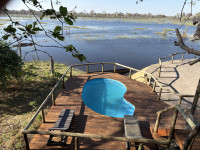 High observation platform and pool