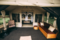 Your tents entrance room - the perfect relaxation space