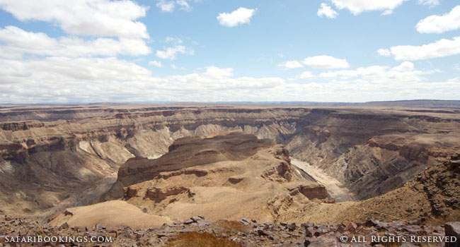 The scale and power of the Fish River Canyon