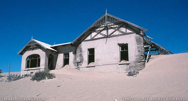 Diamonds in the Namib Desert Sand
