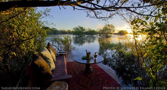 Green luxury in the Zambezi at Sindabezi Island Lodge