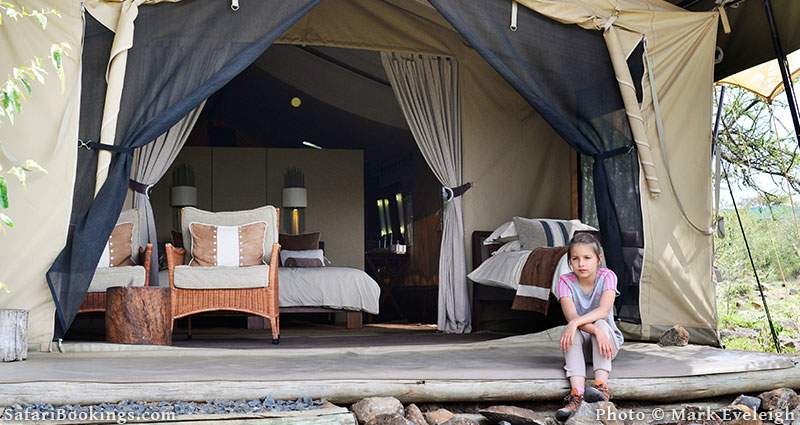 Luxury Family tent, Naboisho Camp, Masai Mara, Kenya