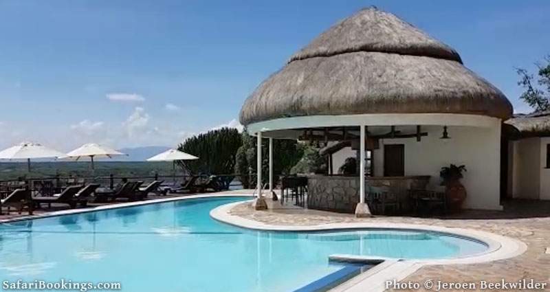 Swimming Pool at Mweya Safari Lodge, Uganda