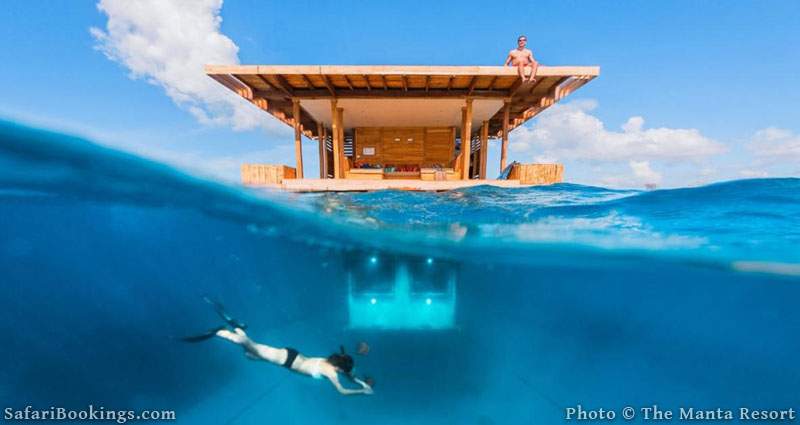 Underwater Room of the Manta Ray Resort