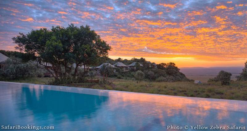 Angama Mara view from the pool