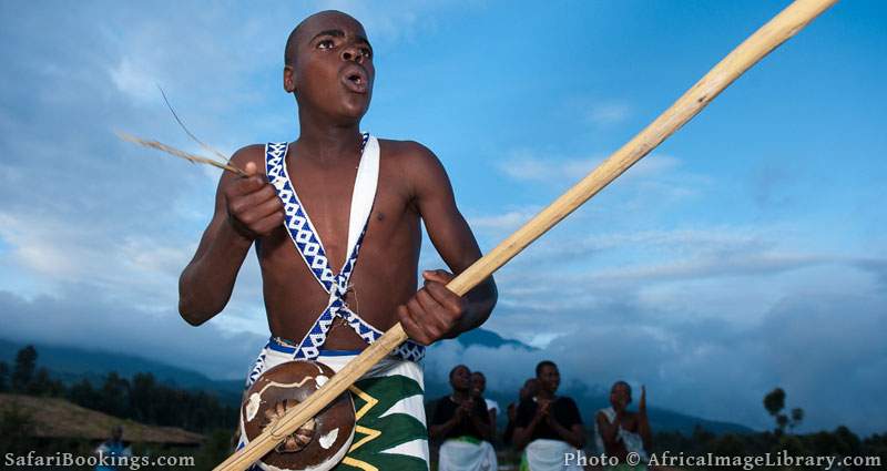Musician, Intore dancing, Rwanda