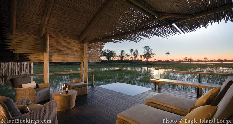 Belmond Eagle Island Lodge is one of the Best Botswana Safari Camps