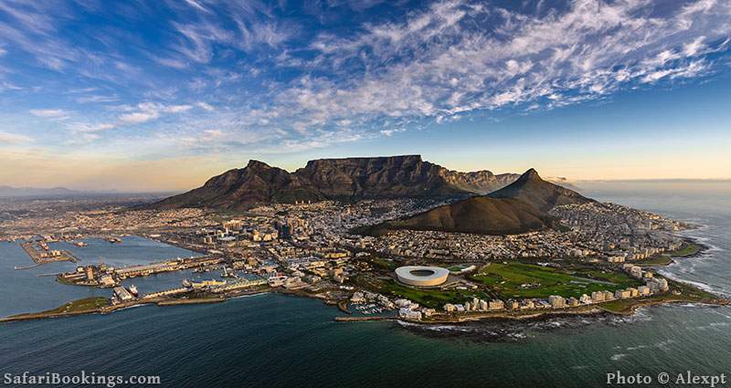 Table Mountain, Cape Town in South Africa