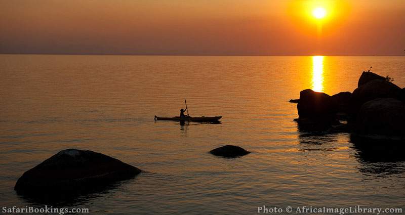 Sunset at Lake Malawi