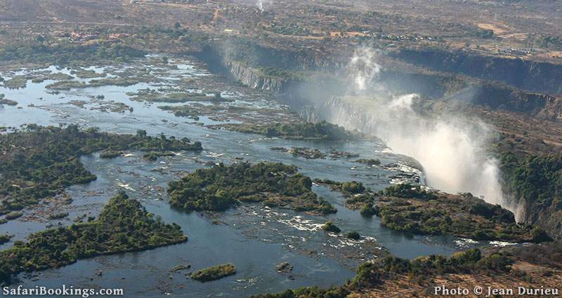 Victoria Falls from the sky