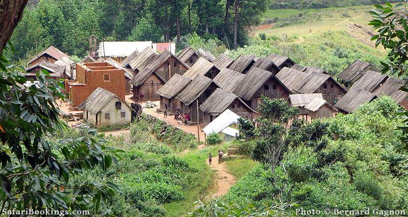 Village of Ifasina Fianarantsoa province Madagascar