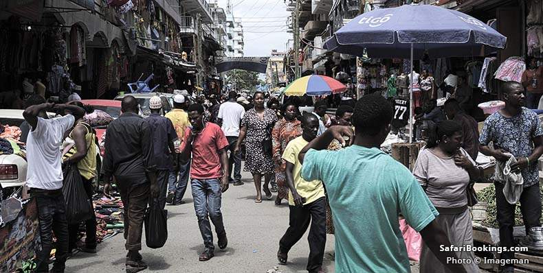 Kariakoo market in Dar es salaam