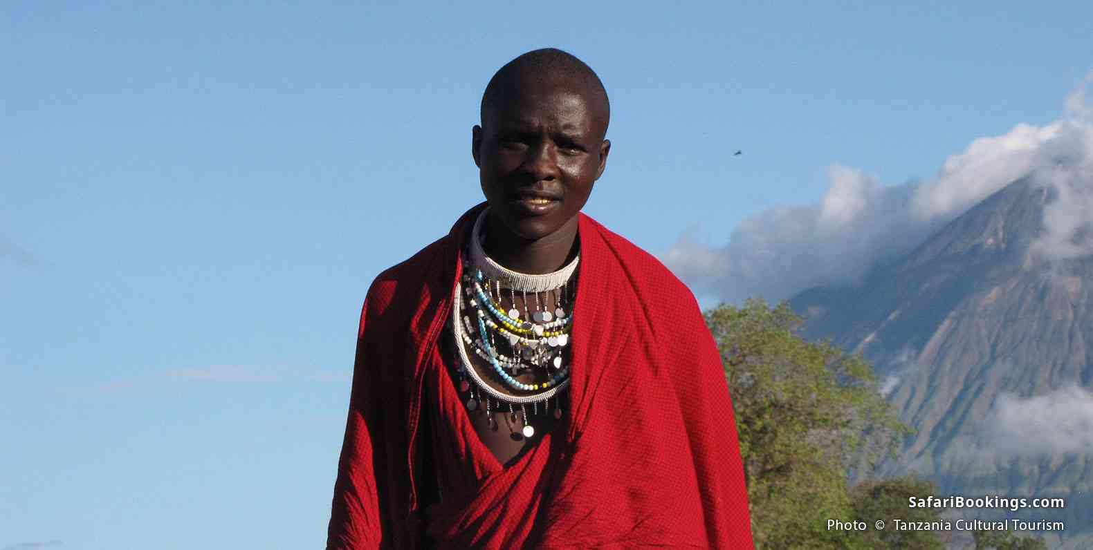 Portrait of a Maasai man