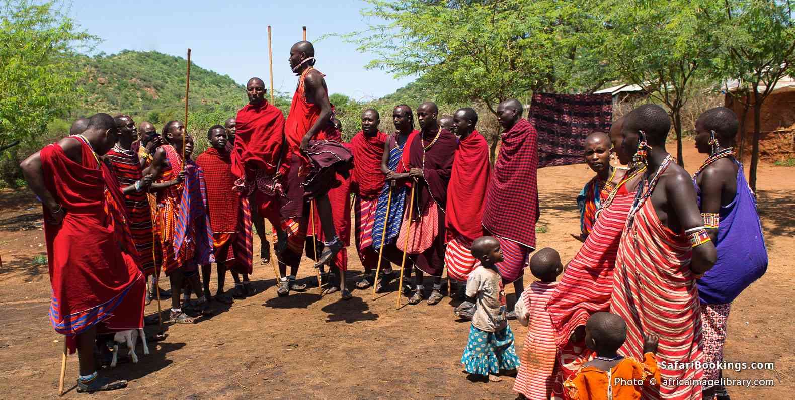 Maasai dancing