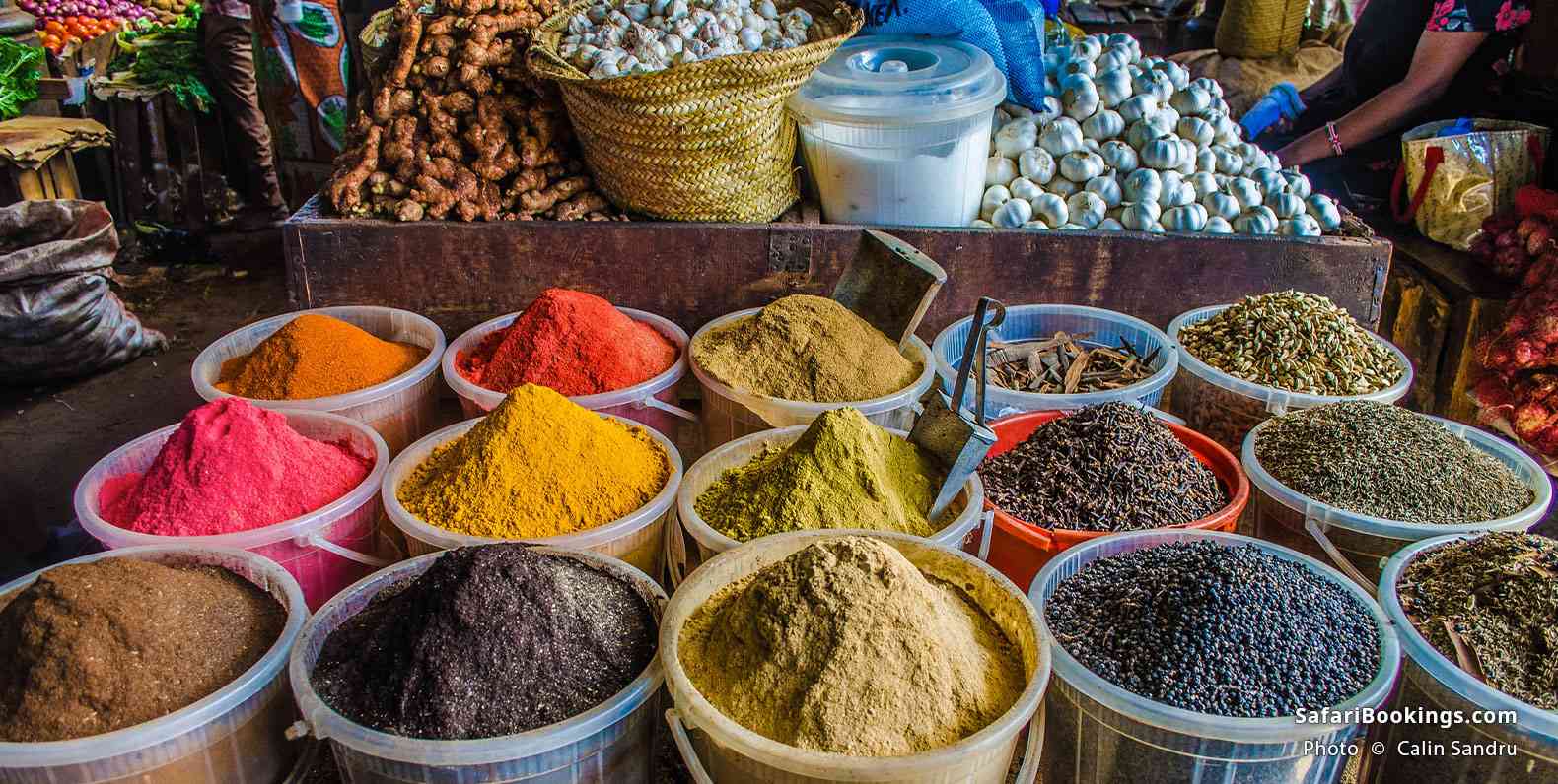 Spices at Mombasa market