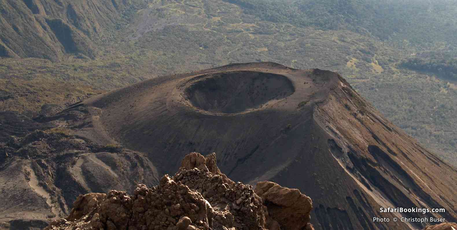 Ash cone on Mt Meru