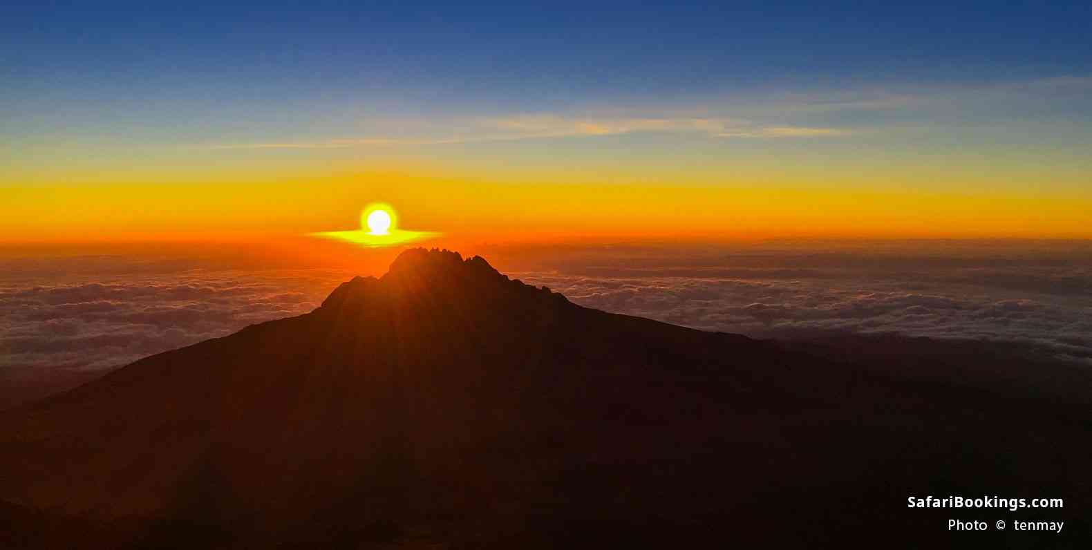 Sunrise over Mawenzi Peak