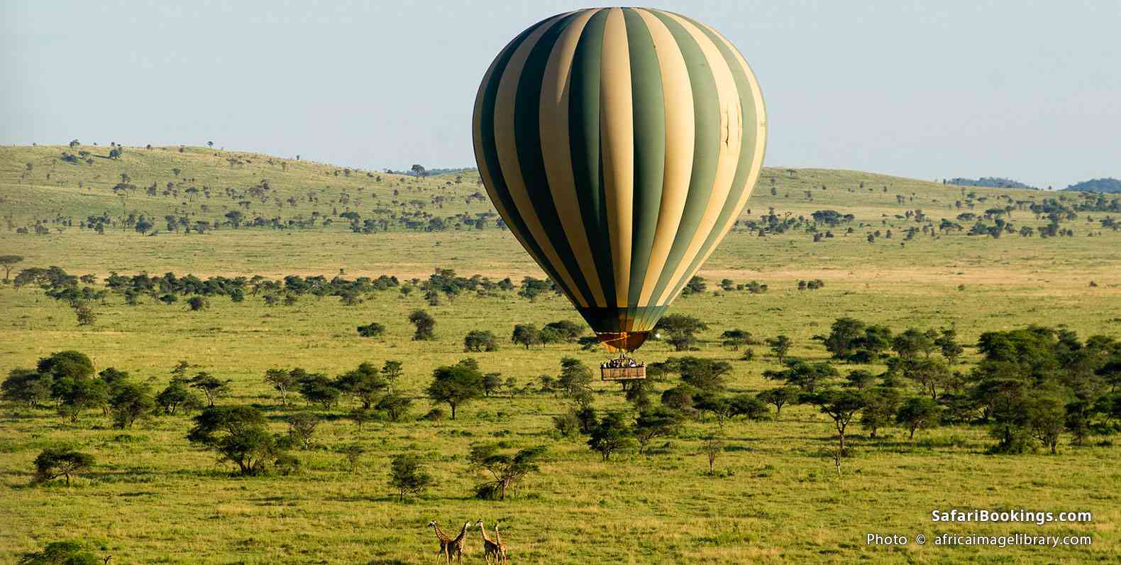 Balloon safari in Serengeti National Park