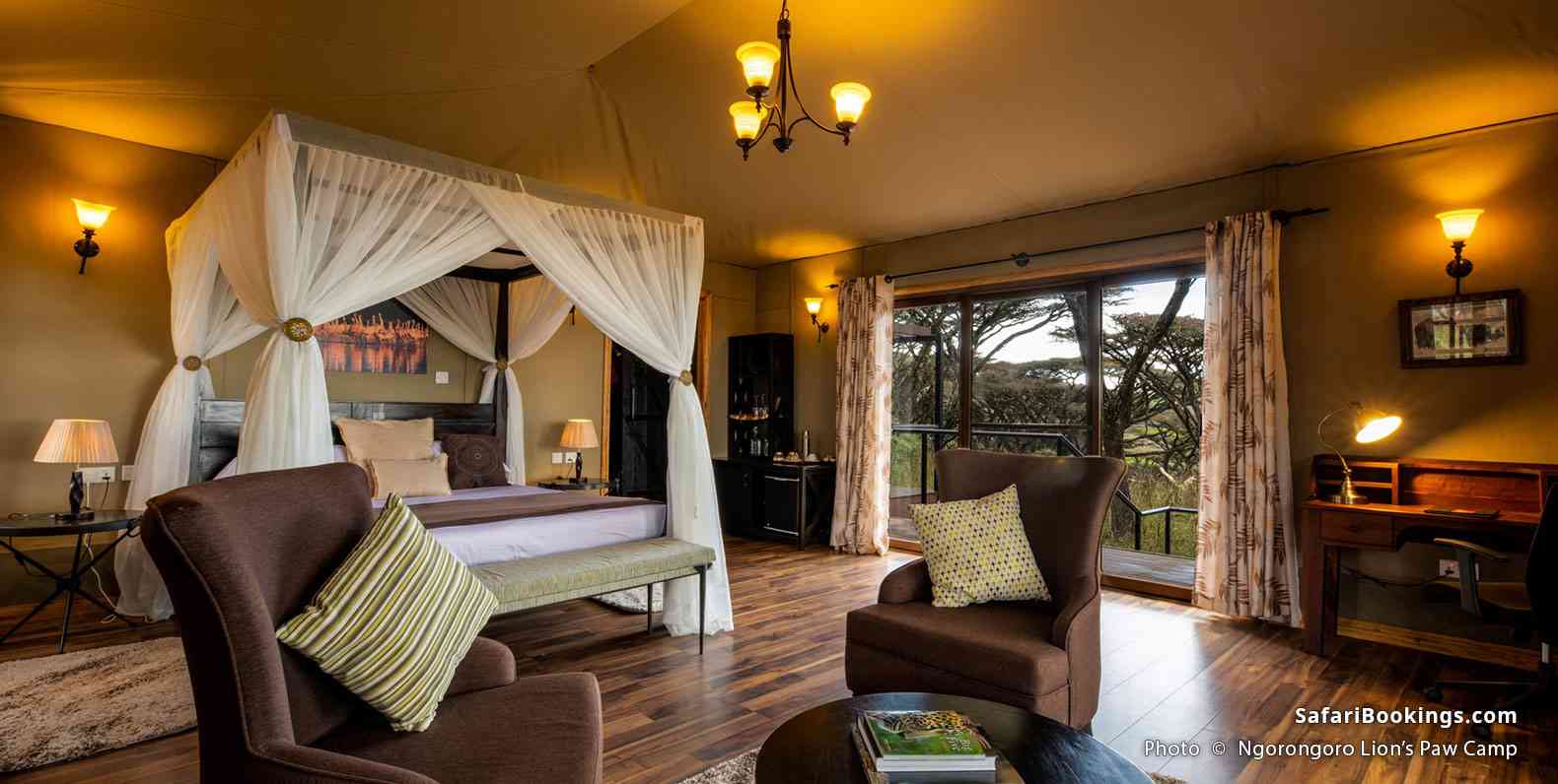 Ngorongoro Lion’s Paw Camp suite