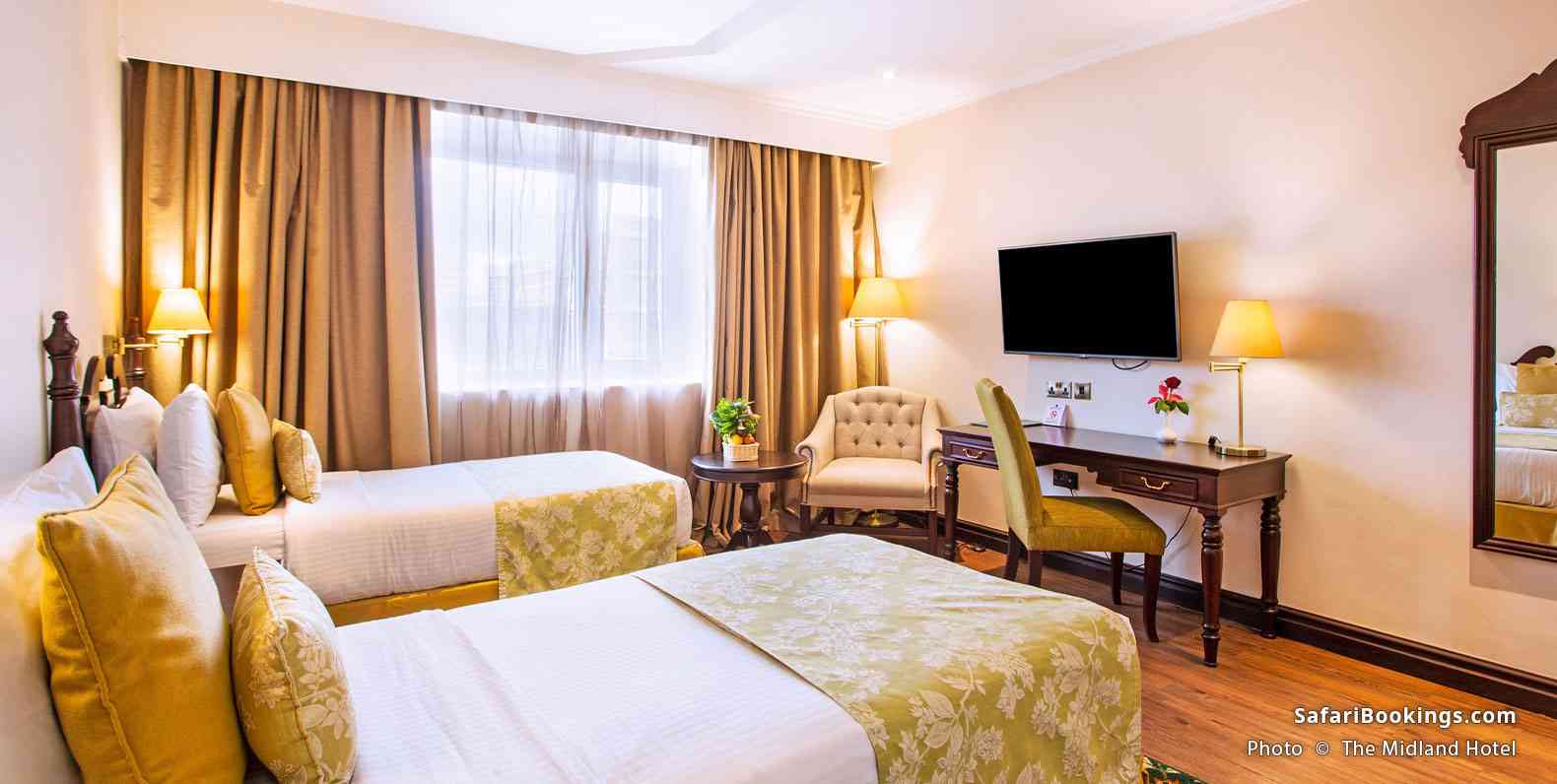 Classy room interior at The Midland Hotel