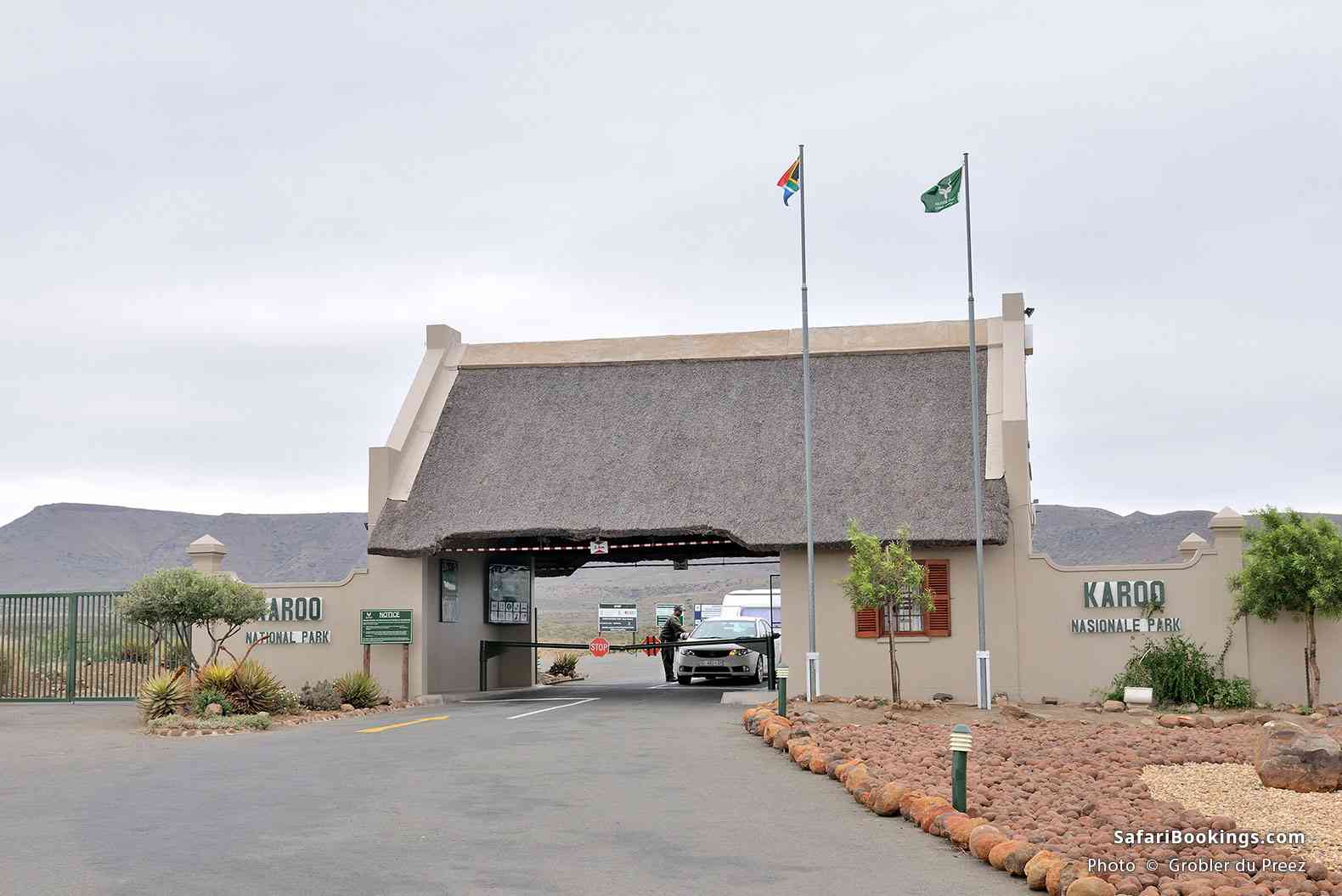 Entrance gate of the Karoo National Park