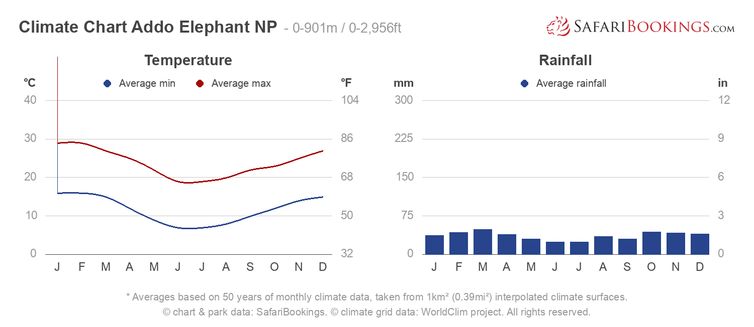 African Savanna Climate Chart