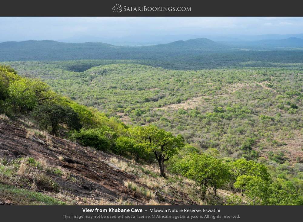View from Khabane Cave in Mlawula Nature Reserve, Eswatini