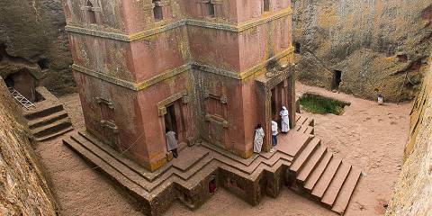 Arrive to Lalibela, Visit the Rock Hewn Churches