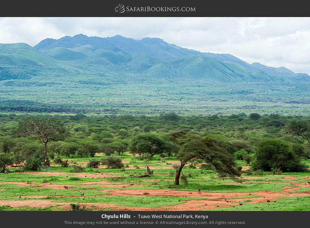 Chyulu Hills in Tsavo West National Park, Kenya