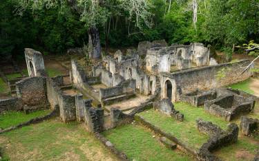The palace at Gedi Ruins