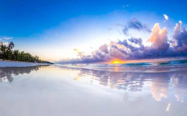 Sunrise over the Indian Ocean