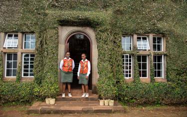 Entrance to Giraffe Manor