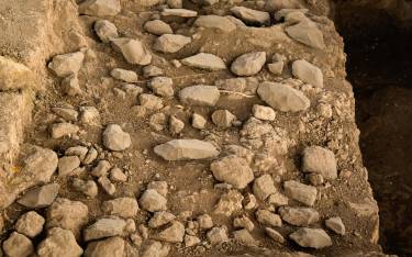 Ancient stone tools displayed at Kariandusi Prehistoric Site