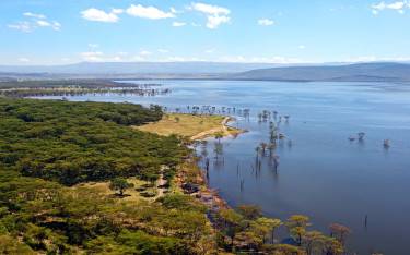 View over the lake