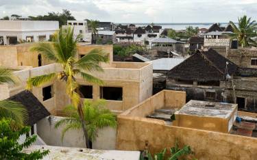 Rooftop view over the Swahili old town