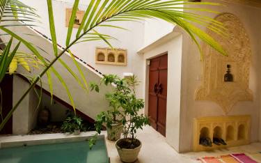 Interior of a typical Swahili house