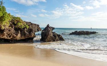 Rocky shoreline